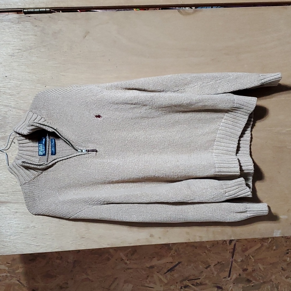 Polo Ralph Lauren Vintage Beige Sweater XL
